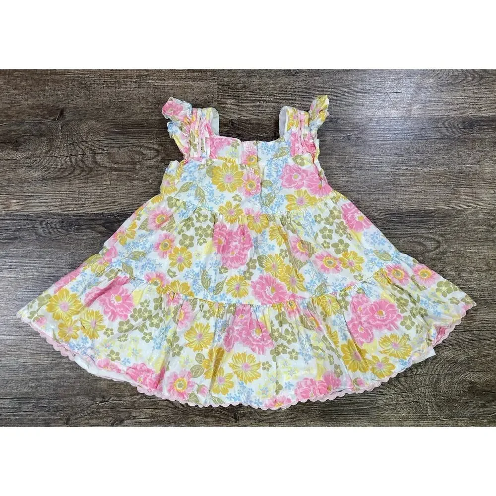 Cynthia Rowley Girls Floral Dress And Purse Set Spring Easter Size 24 Months - Picture 9 of 14